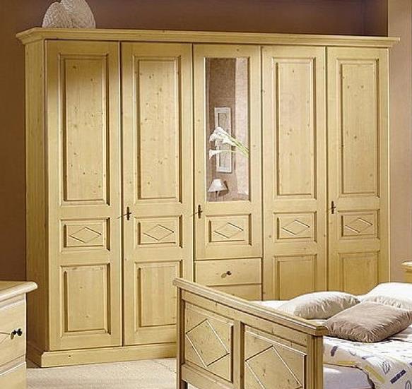 Kleiderschrank Schrank Mozart 5-trg., Rosner Hartwachs