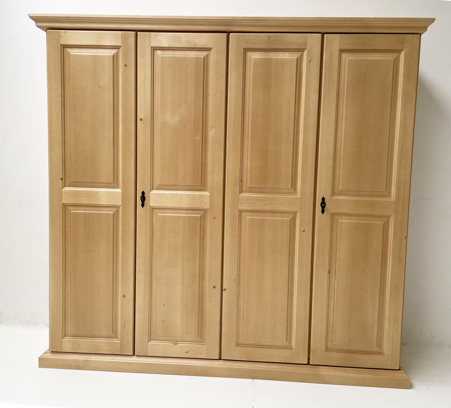 Kleiderschrank, Schlafzimmerschrank  Firenze Triest Systemschrank, 4-trg. Breite 211cm  Höhe 195 cm