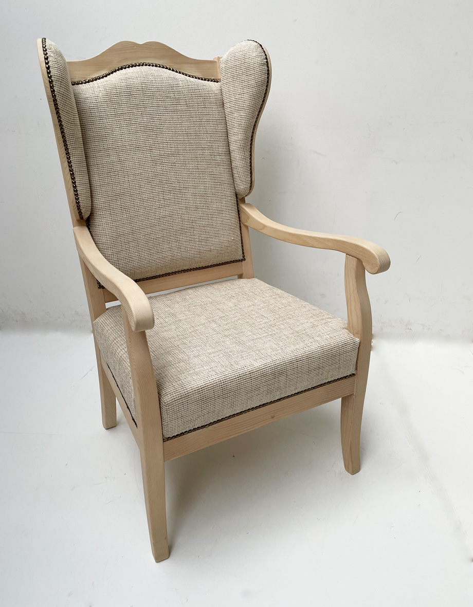 Sessel Inzell Ohrenbackensessel Aktionsangebot, Natura beige 802, 38 Lagerstoffe preisgleich