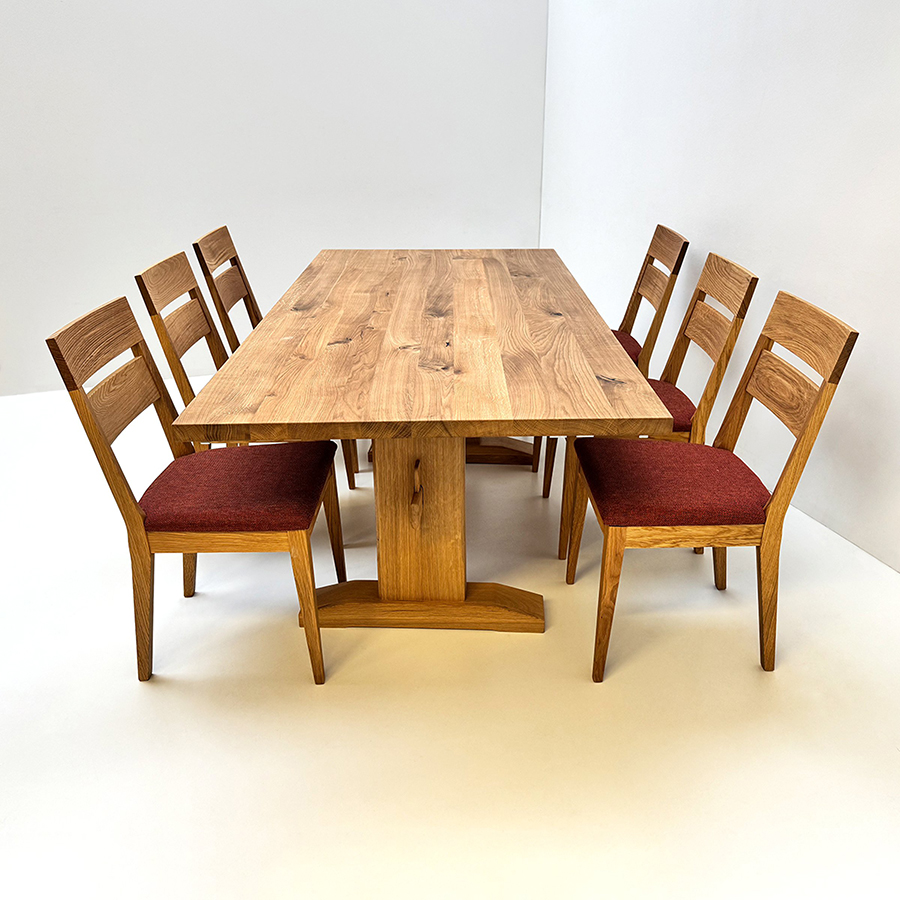 Sitzgruppe LITTLE ROCK, 200/100 cm, 6 Stühle Filippa P, Verano 654