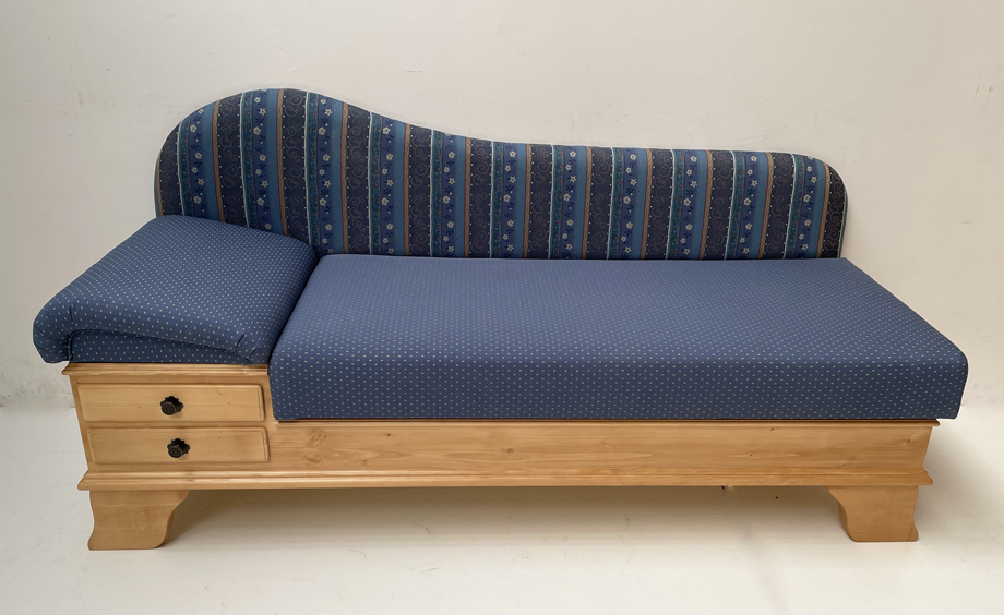 Sofa Liege Chiemgau TS-2389, TS-2382, Sitzerhöhung auf 50 cm !