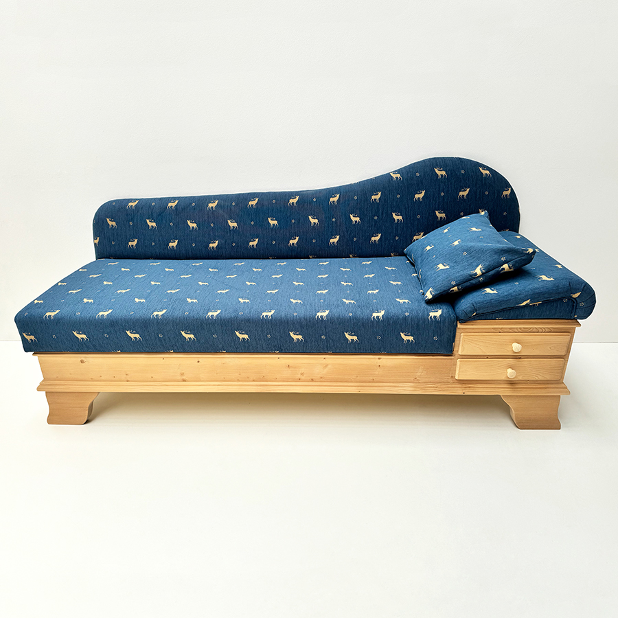 Sofa Liege Chiemgau Sonderstoff TS-6241 Sitzerhöhung auf 50 cm !