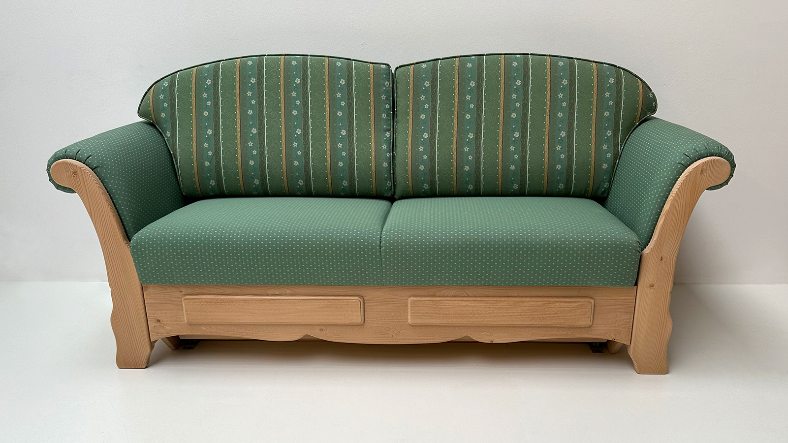 Sofa Liege Achensee mit Bettfunktion, Stoff TS-2384 , TS-2391