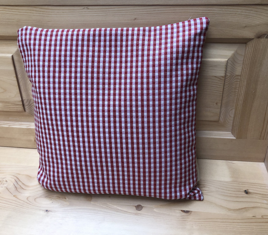 Federkissen, Kissen genäht 40/40 cm mit Reissverschluss, Stoff Attersee 100