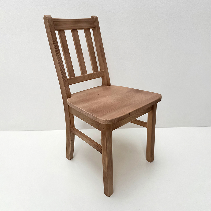 Sprossenstuhl Nürnberg Brühl mit 3 Langsprossen, Fichte massiv, Adler Fichte Alt 11772 Wachsbeize