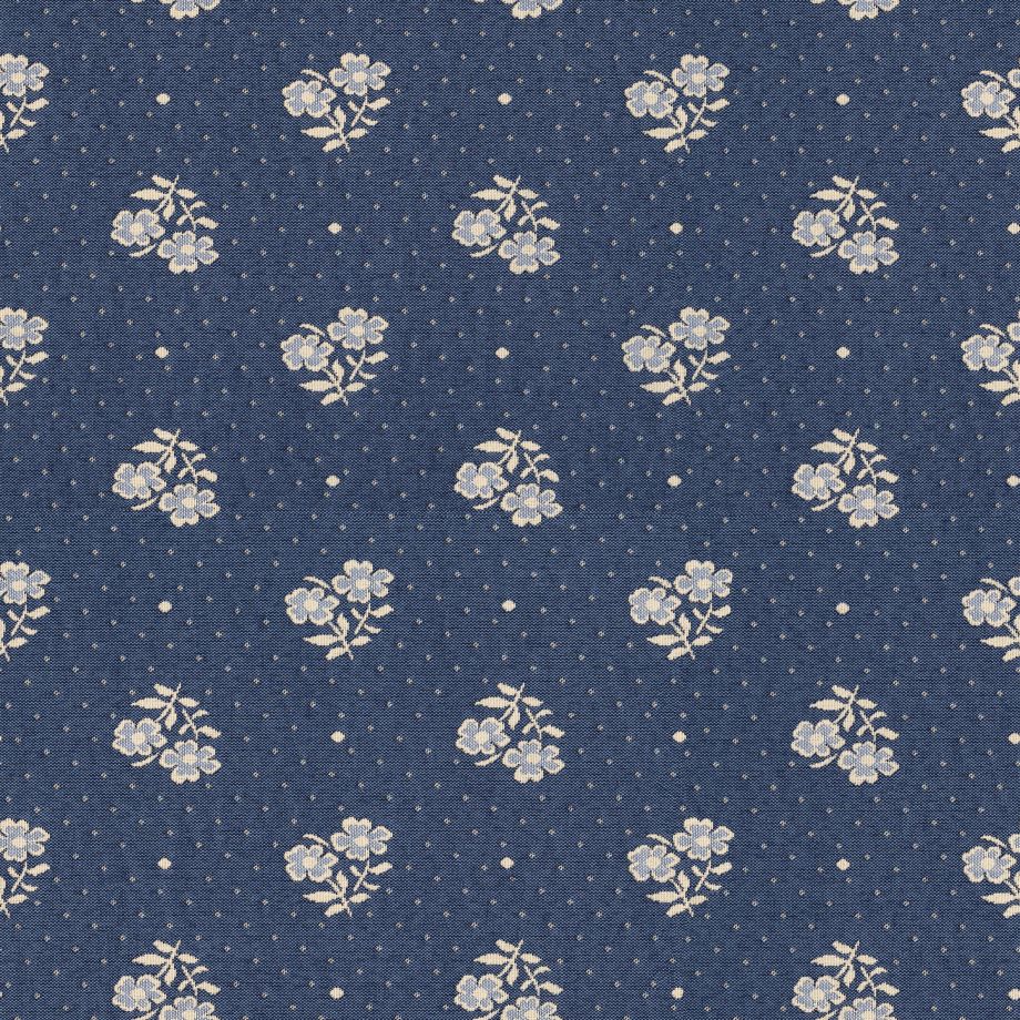 Stoff LANDLEBEN 3022 blau Blume