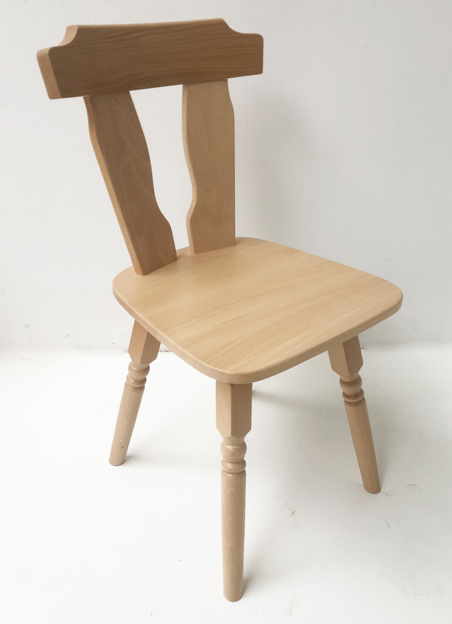 Stuhl Modell 42 Buche natur lackiert