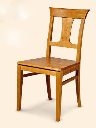 Sprossenstuhl Cadore, Fichte massiv