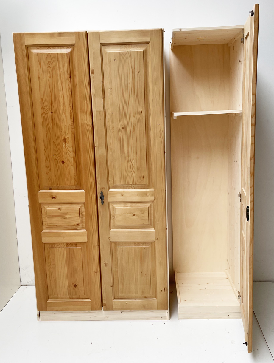 Kleiderschrank Schlafzimmerschrank Systemschrank Triest 2-trg. B100 cm, Höhe 216 cm