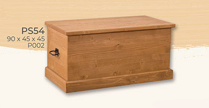 Truhe, Kiefer massiv