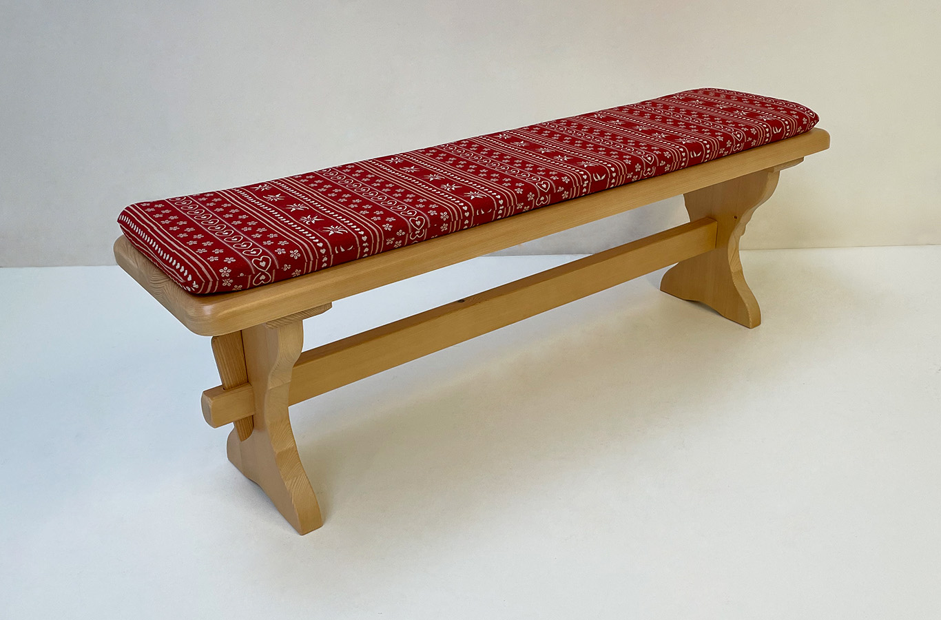 Vorbank Lindau, 140 cm, Kissen genäht 74854-1