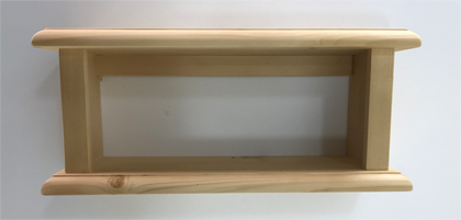 Wandbord, Bücherbord, Konsole Doppel, 60 cm, alle Sondermaße möglich