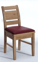 Stuhl Iseo Wildeiche mit Polster