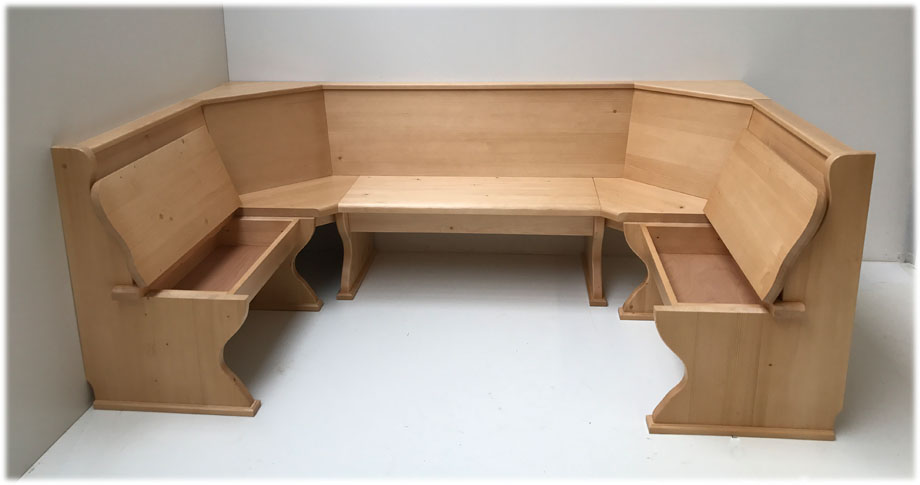 Eckbank Lindau U-Bank 150/240/150 cm nach Maß - Landhausmöbel ... Eckbank Lindau U-Bank 150/240/150 cm nach Maß - Landhausmöbel ...