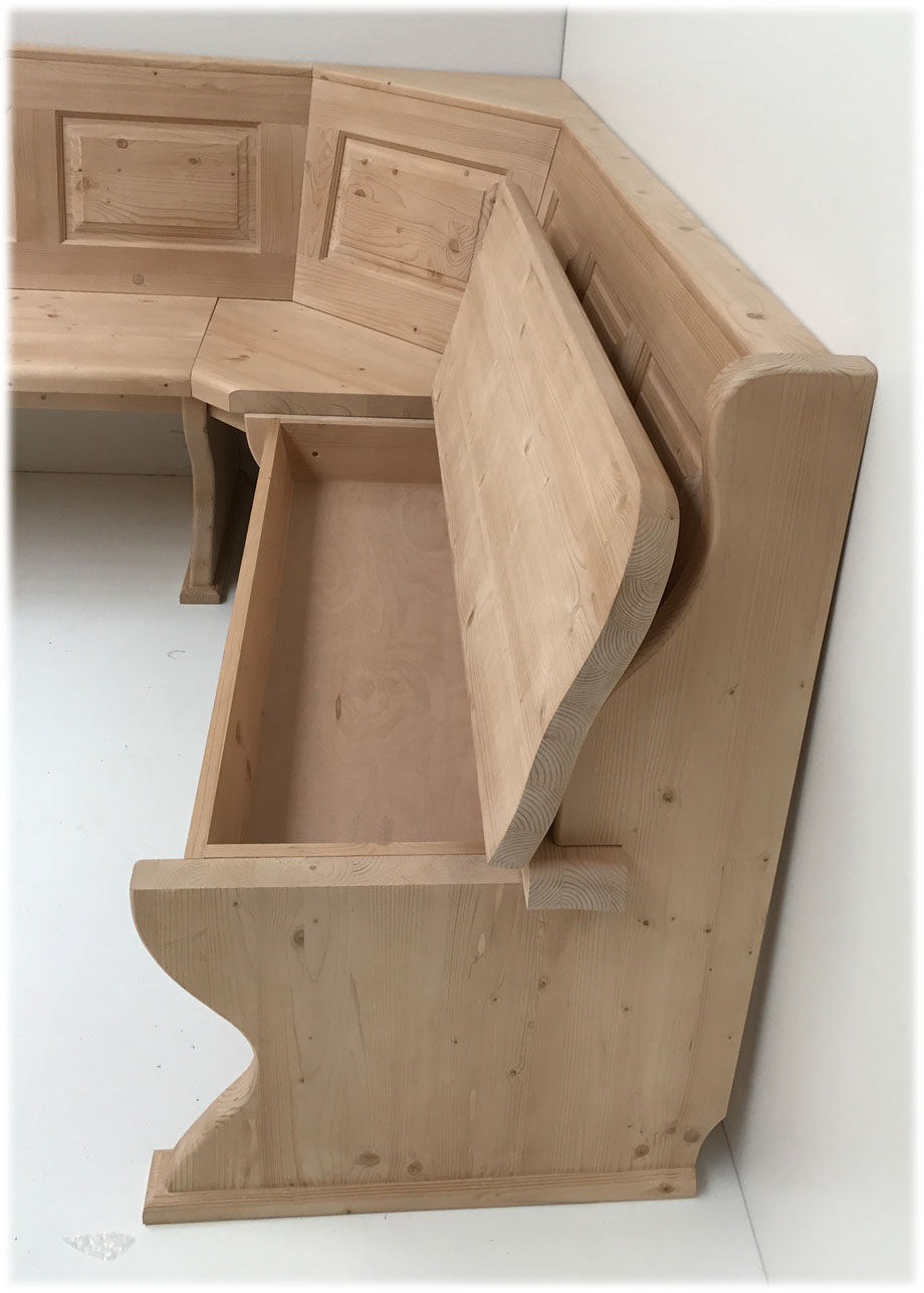 Eckbank Lindau U-Bank 185/380/185 cm nach Maß - Landhausmöbel ... Eckbank Lindau U-Bank 185/380/185 cm nach Maß - Landhausmöbel ...