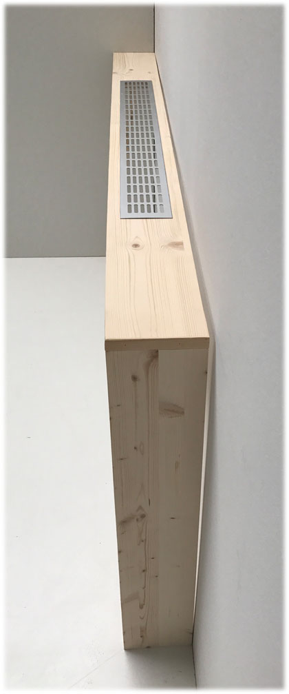 Ablagenverbreiterung Heizungsgitter Seitenabschluß Eckbank Landau 195 cm