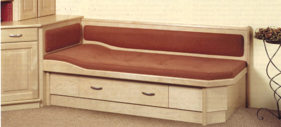 Anbauliege Ofenbank Sofa Liege Chiemgau