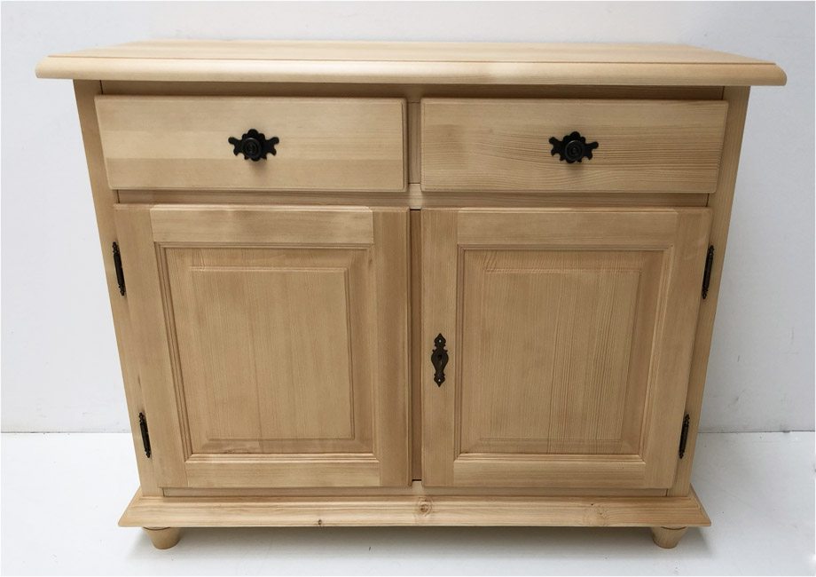 Anrichte Füssen, Sondermaß B107 cm,  2 Türen, 2 Schubladen