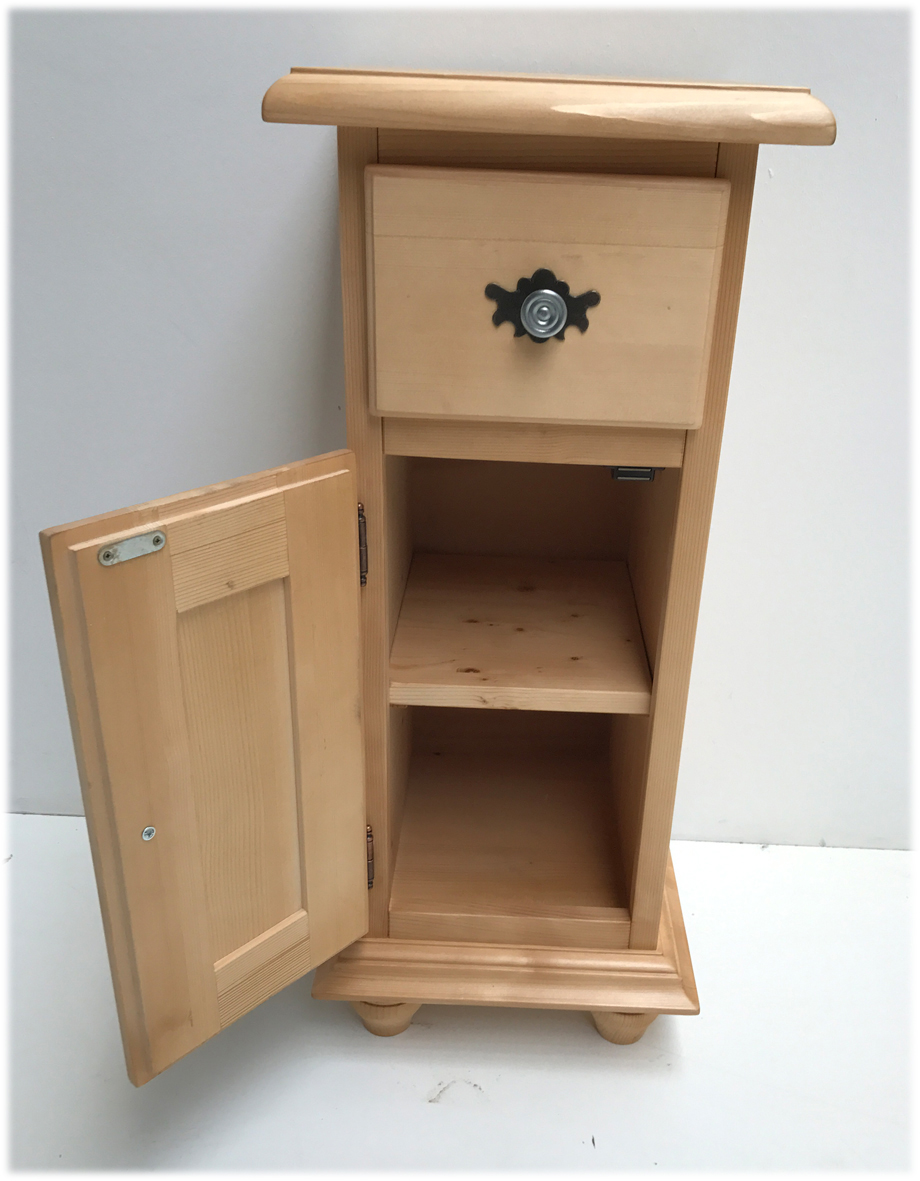 Anrichte Kommode Füssen 1-trg.,DIN links, 1 Schubladen, Nachtkommode