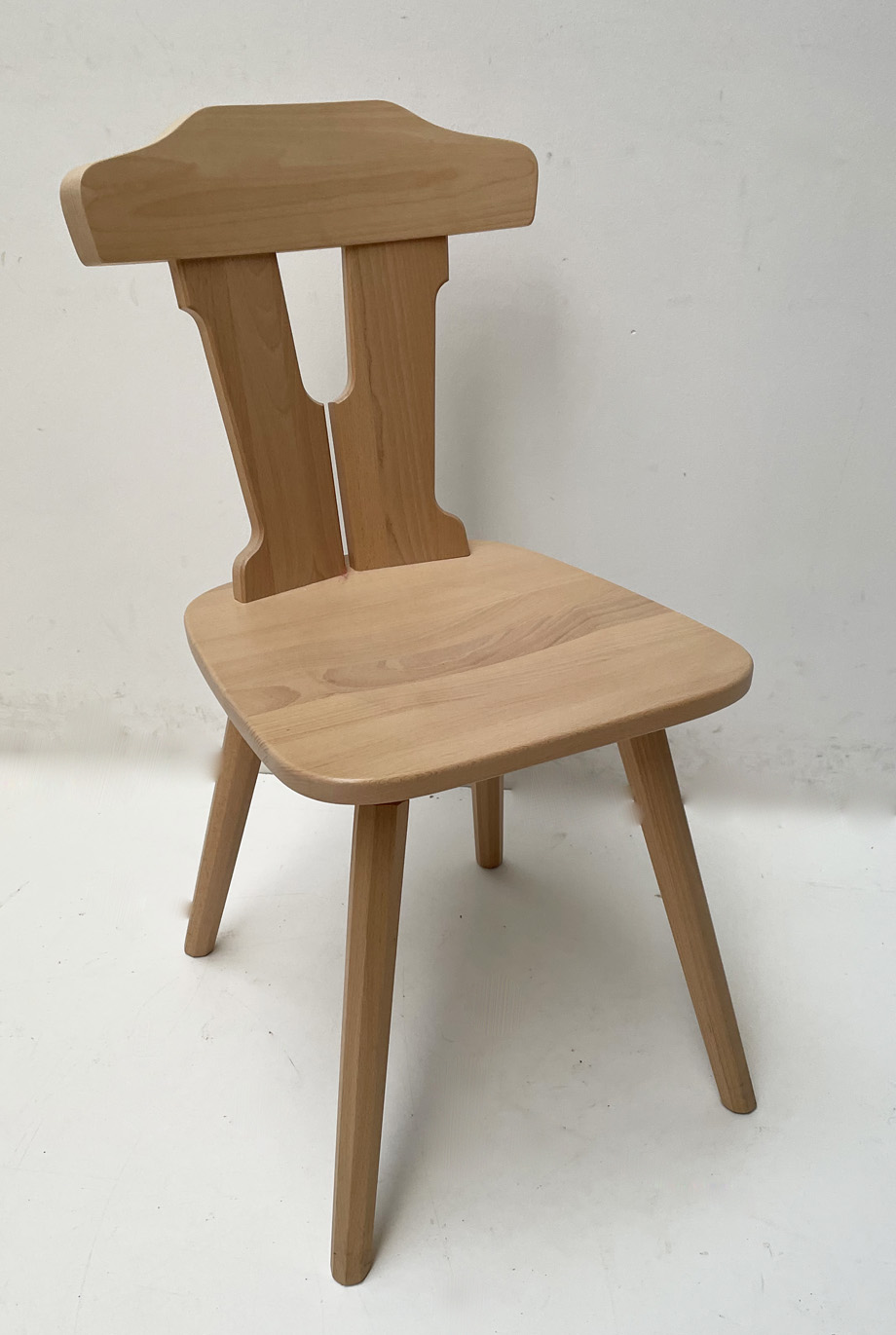 Bauernstuhl WL-4101, Sprossenstuhl , Buche