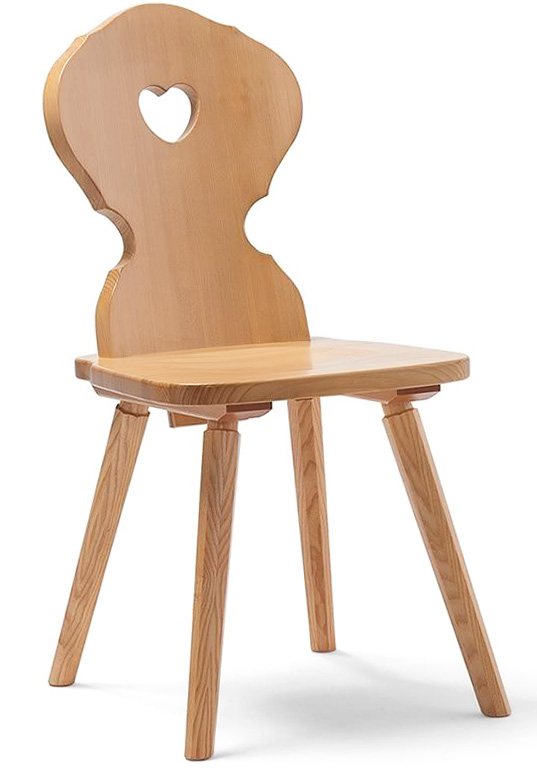 Bauernstuhl Munich, München, Fichte, Rosner gebeizt und lackiert