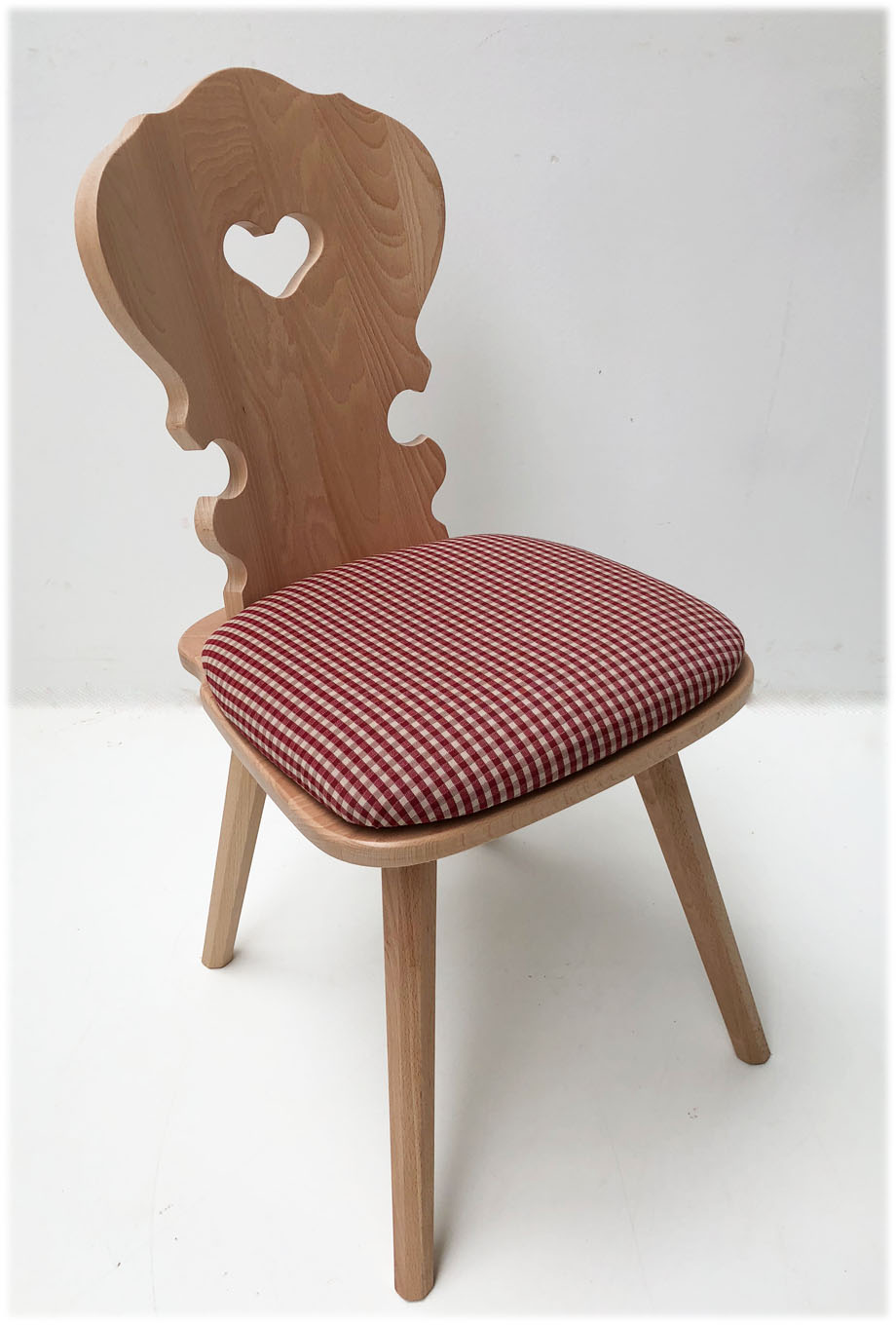 Bauernstuhl Vienna  Wien, Buche , Polster Stoff Edelweiss AF-74852-11, brombeere