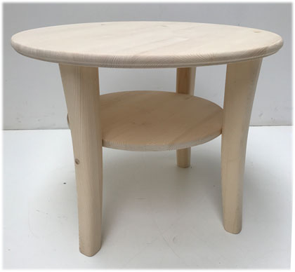 Couchtisch Füssen Rund D70 cm, Ton 118