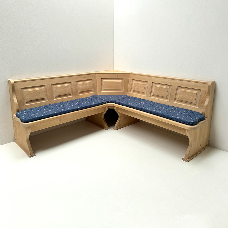 Eckbank Lindau 195/195 mit Truhen, Polstersatz lose genäht , TS-2388