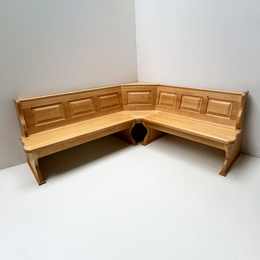 Eckbank Lindau 210/200, Truhen, Ecke aufklappbar, Ablagenverbreiterung