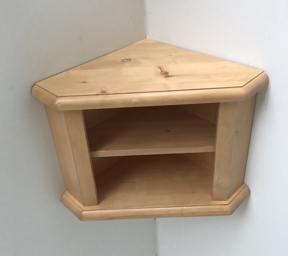 Eckkonsole, Konsole nach Maß über Ecke, 40/40, H 60 cm, alle Sondermaße möglich