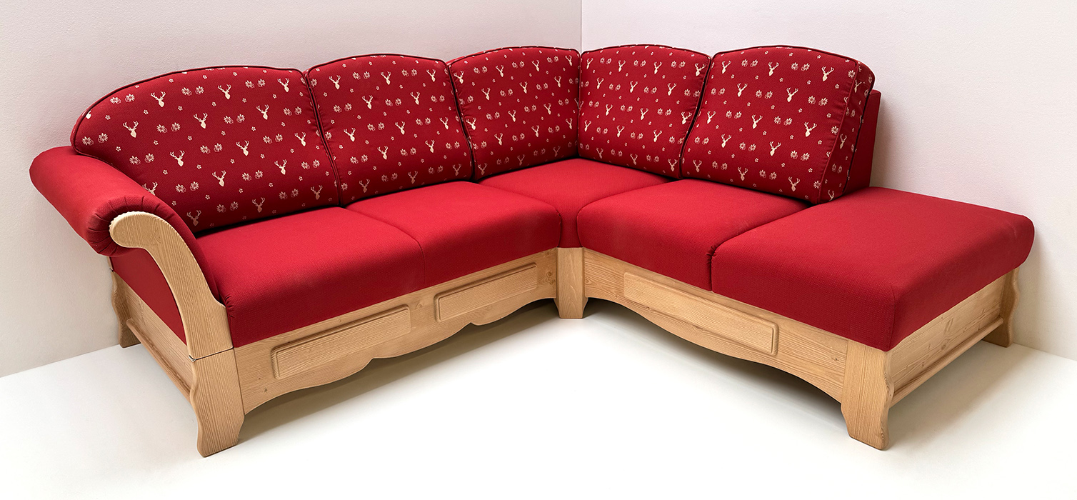 Sofa Ecksofa Sterzing, 227/200 cm, TS-3001,  TS-3015