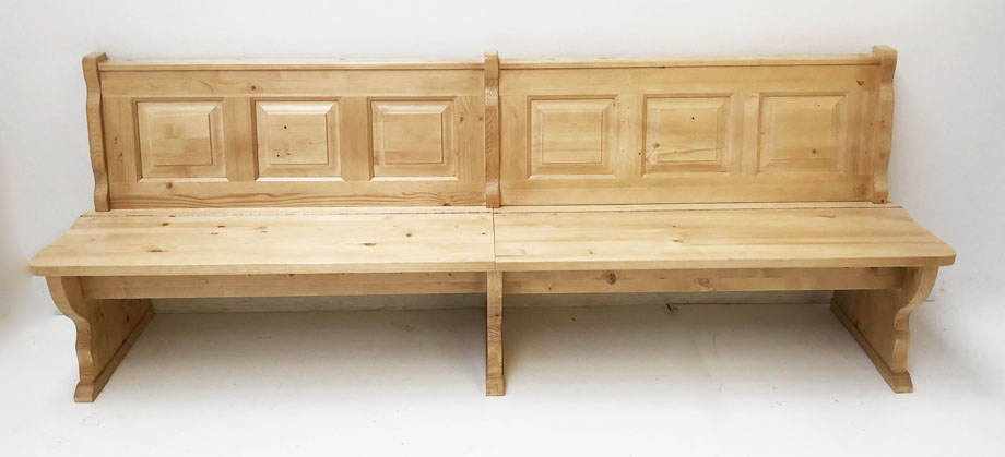 Einzelbank Amberg 237 cm mit Truhe