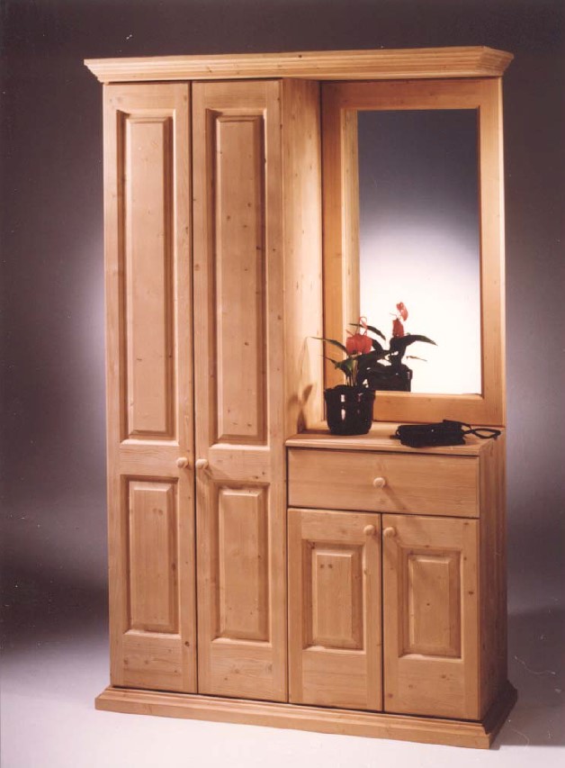 Garderobe Ewald, 2-tlg, Breite 129 cm, Fichte