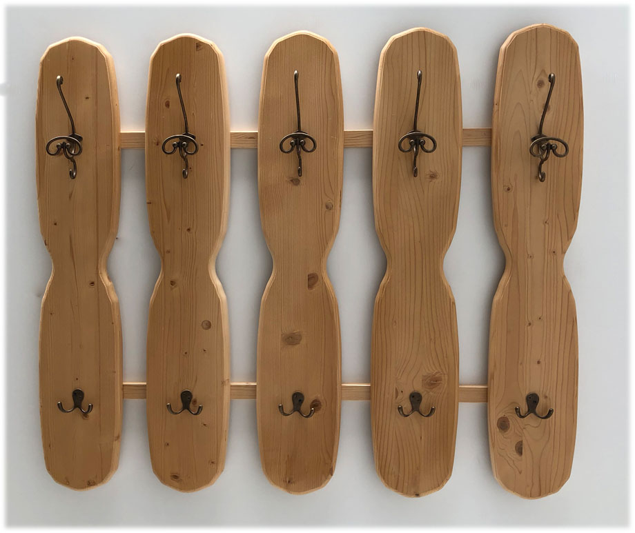 Schuhschrank Füssen schmal, 2 Klappen, 2 Schubladen - Landhausmöbel