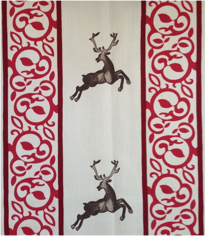 Vorhangstoff Tirol Living Geweih-15