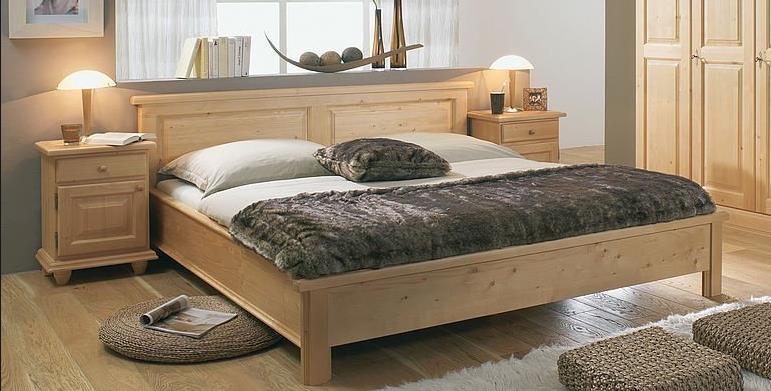 Hotel- Doppelbett Firenze 180/200 cm, niedriges Fußteil