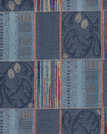 Möbelstoff Genf Karo blau