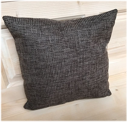 Federkissen, Kissen genäht  40/40 cm, Natura braun, 38 Lagerstoffe preisgleich !