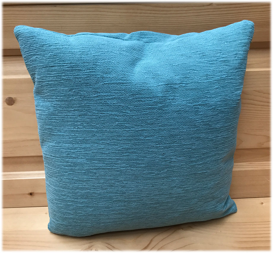 Federkissen, Kissen genäht  40/40 cm, Waidhofen blau, 38 Lagerstoffe preisgleich !