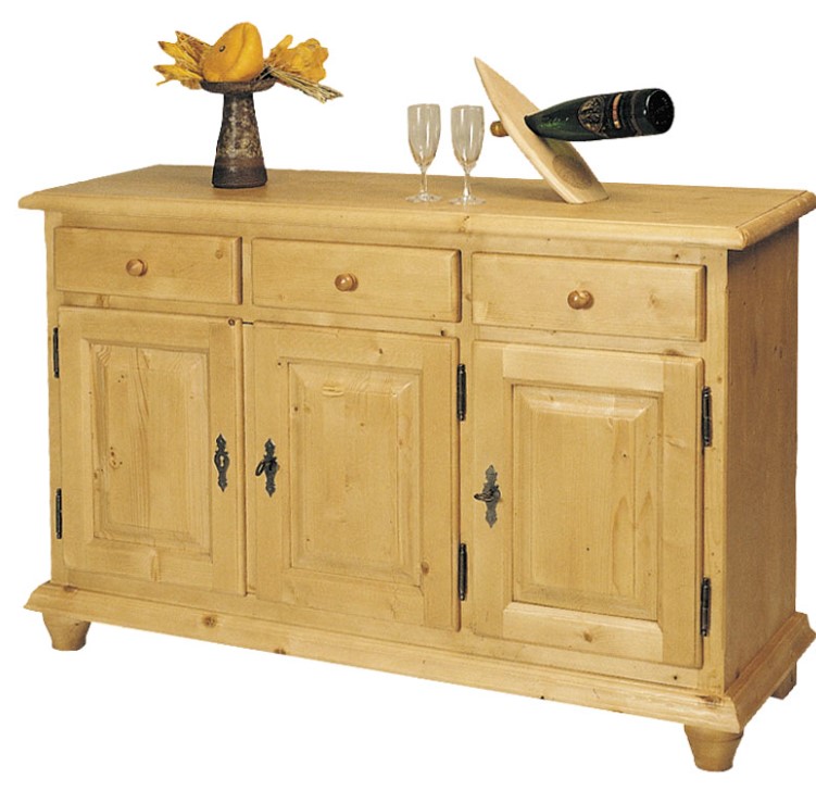 Kommode Füssen 3 Türen u. 3 Schubfächer, Rosner Hartwachs, noch 4 Stück am Lager !