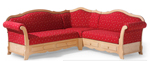 Sofa Ecksofa Kempten, Esstischsofa, TS-2383, 38 Lagerstoffe preisgleich