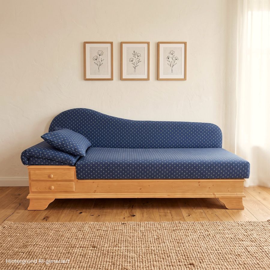 Sofa Liege Chiemgau, TS-1677 blau