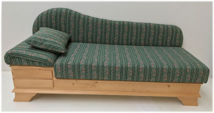 Sofa Liege Chiemgau Aktionsangebot, Waidhaus grün ! Neu ! in 38 Lagerstoffen preisgleich