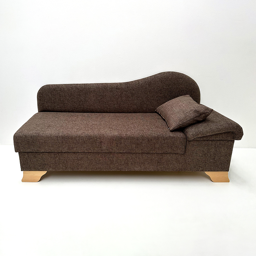 Küchenliege Polsterliege Rosenheim, Sitzhöhe 50 cm, ohne Funktion, Natura 804 braun, 38 Lagerstoffe!