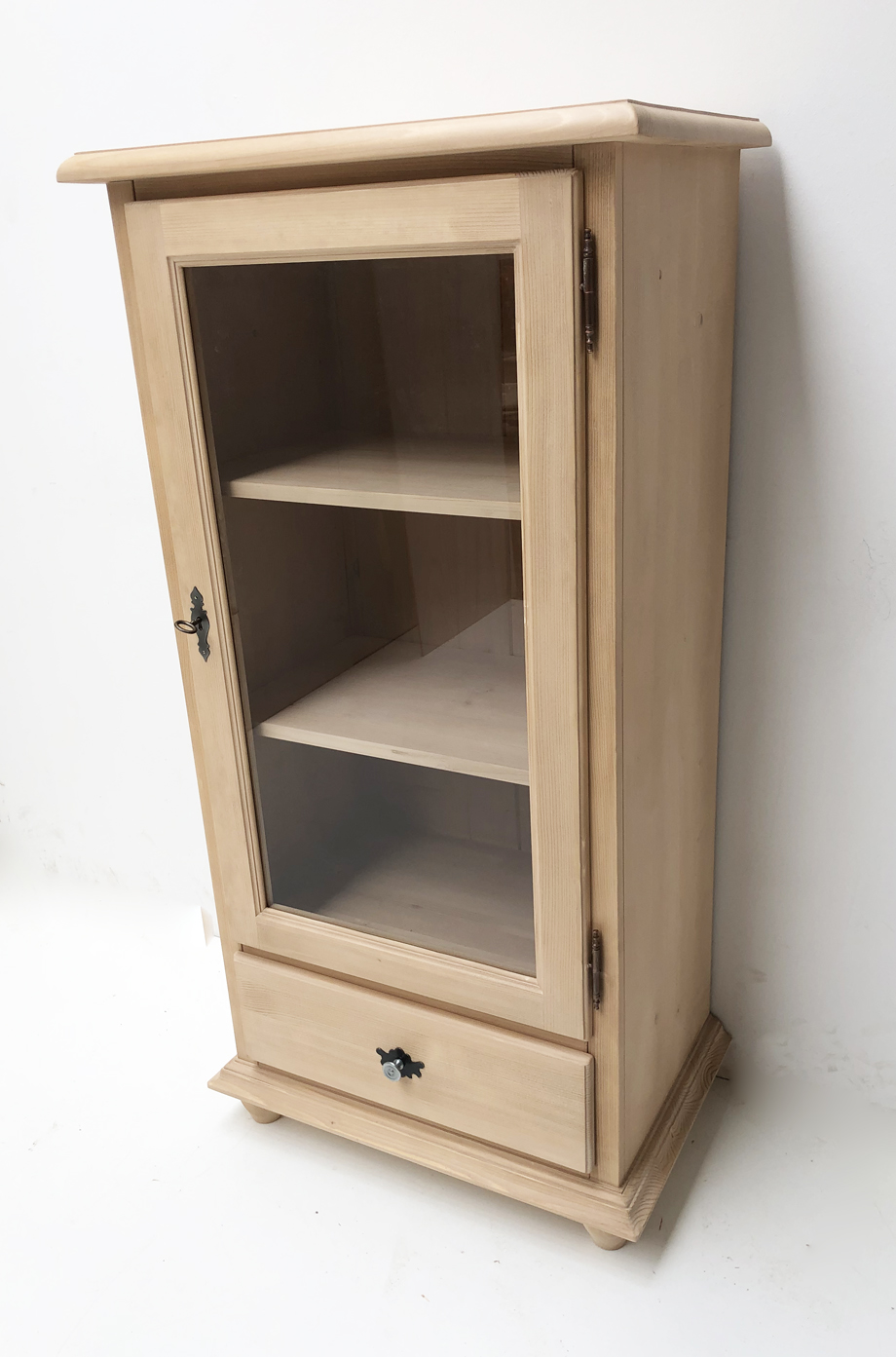 Mini Glasvitrine Füssen Wertach , Minivitrine 1-trg., ohne Seitenverglasung