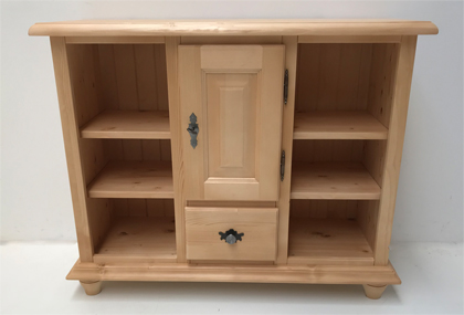 Phonokommode Füssen, Sondermaß, 1 Türe, 1 Schubladen