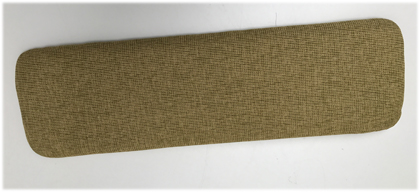 Kissen Polsterplatte Vorbank groß, Natura grün, 38 Lagerstoffe preisgleich