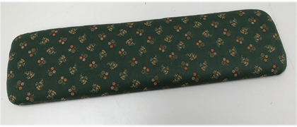 Kissen Polsterplatte Vorbank groß, Mülheim Streublume grün, 38 Lagerstoffe preisgleich