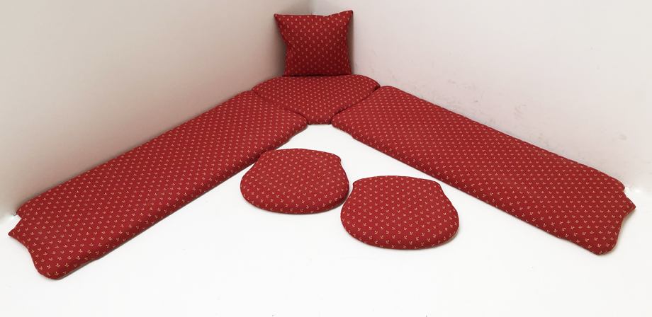 Eckbank-Auflagen, Eckbank-Polster Eckbankgruppe Landau , Polsterplatte, TS-1676