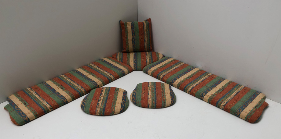 Kissensatz Polsterplatte Eckbankgruppe Landau, Pocking bunt , 38 Lagerstoffe preisgleich